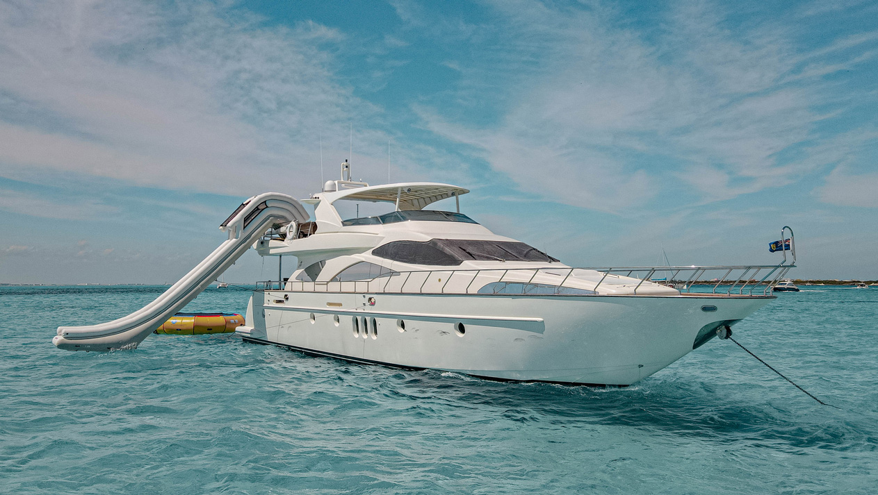 azimut 80 toboganes lateral